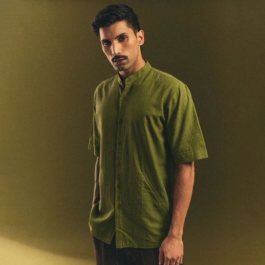 cotton half shirt for man