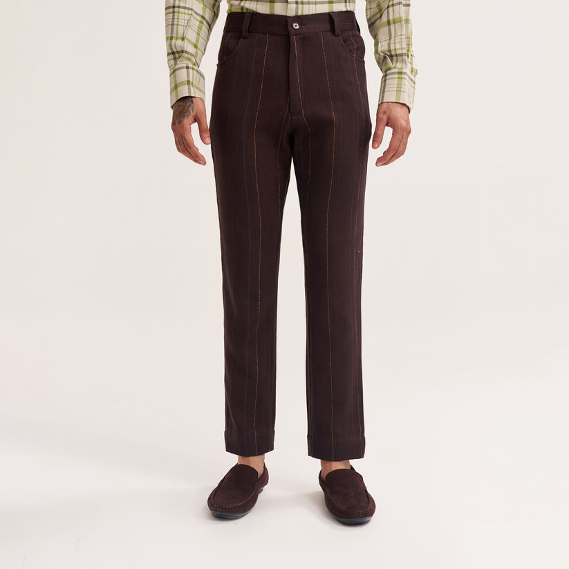 cotton formal trousers